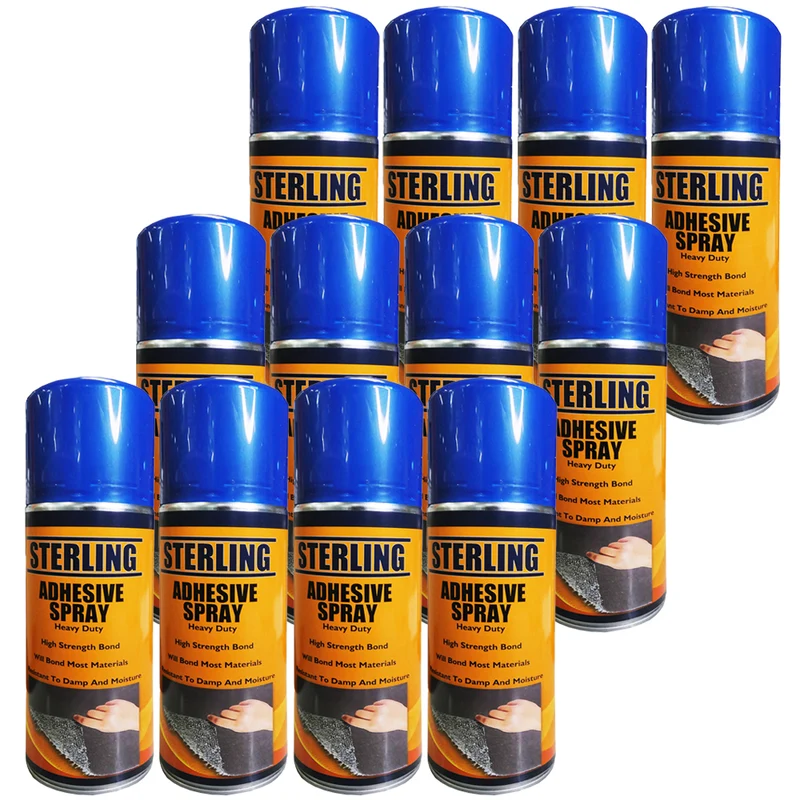 Hochleistungs-Klebespray 400 ml – Schachtel mit 12 Dosen