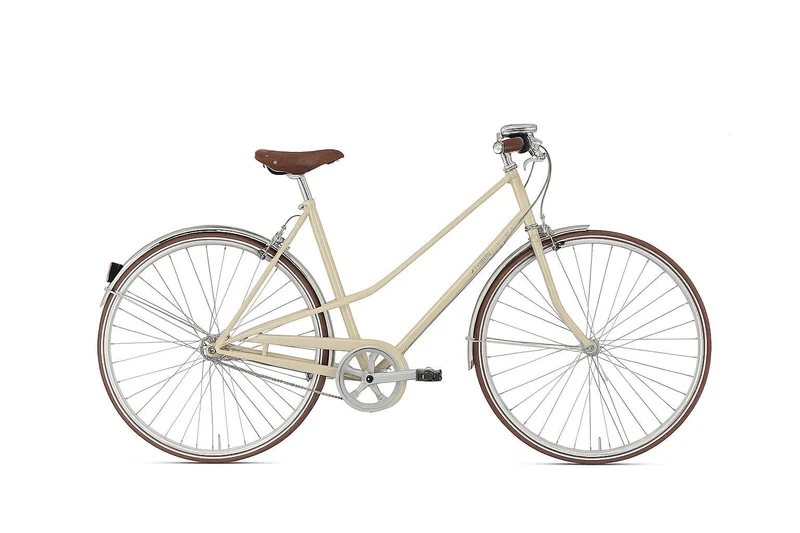 Gazelle Van Stael caramel khaki glänzend