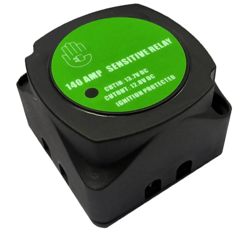 Spannungsempfindliches Relais 12 V 140 A zum Aufladen von Freizeitbatterien