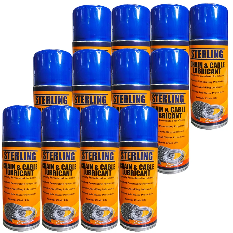 Ketten- und Kabelschmiermittel 400 ml – Schachtel mit 12 Dosen