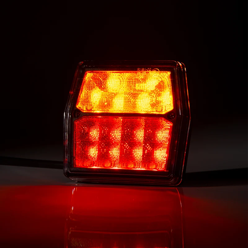 Fristom FT-222 Kleine 12-V-LED-Anhängerleuchte mit Brems-, Rück- und Blinker
