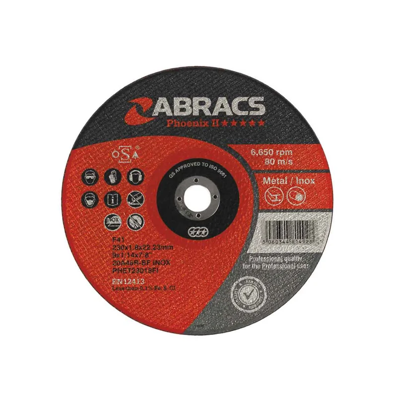 Abracs extra dünne Trennscheiben 115 x 1.0 x 22 mm / 5er-Pack