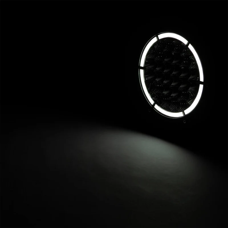 LED-Fernscheinwerfer mit Positionslicht Halo / 7.5"