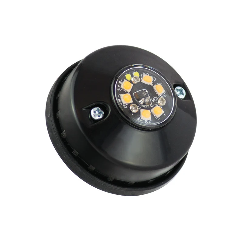 Blaue, versenkbare LED-Warnleuchte mit 6 LEDs / LED-Autolampen