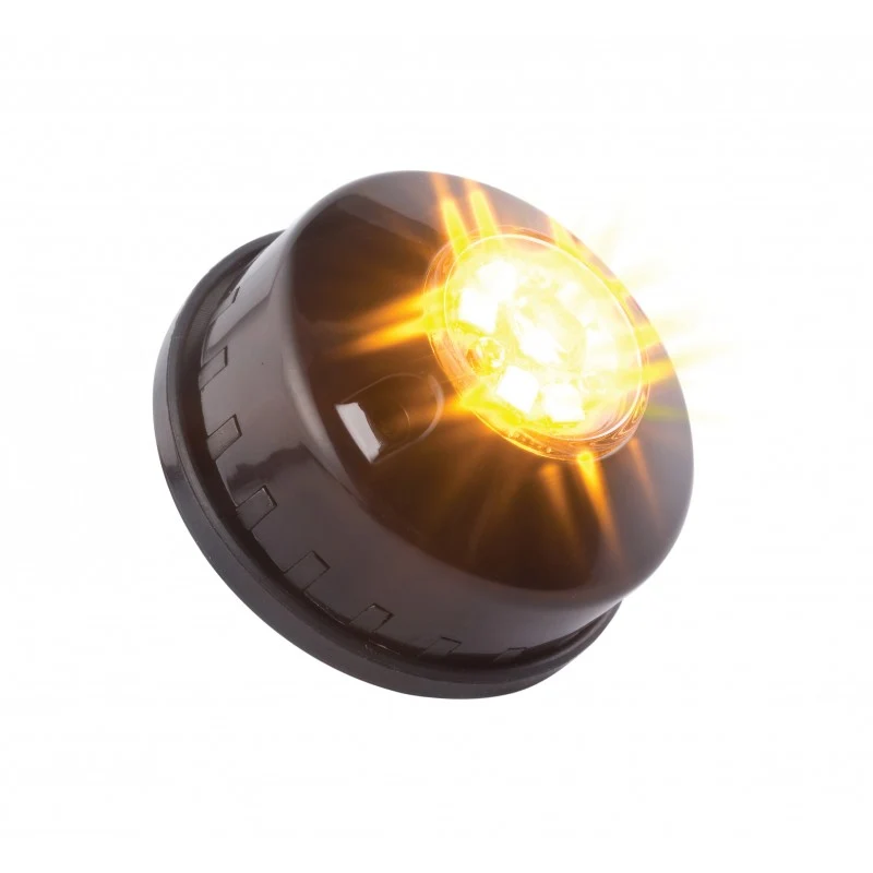 Blaue, versenkbare LED-Warnleuchte mit 6 LEDs / LED-Autolampen