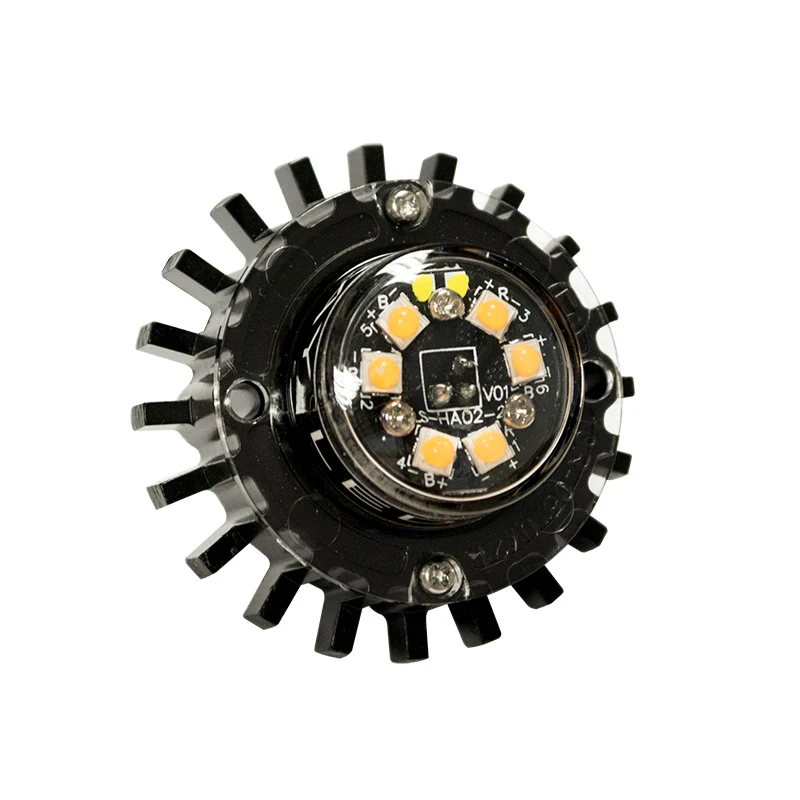 Blaue, versenkbare LED-Warnleuchte mit 6 LEDs / LED-Autolampen