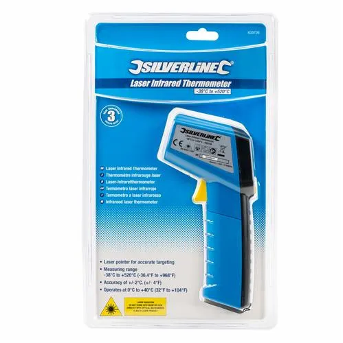 Digitales Infrarot-Thermometer mit Laser