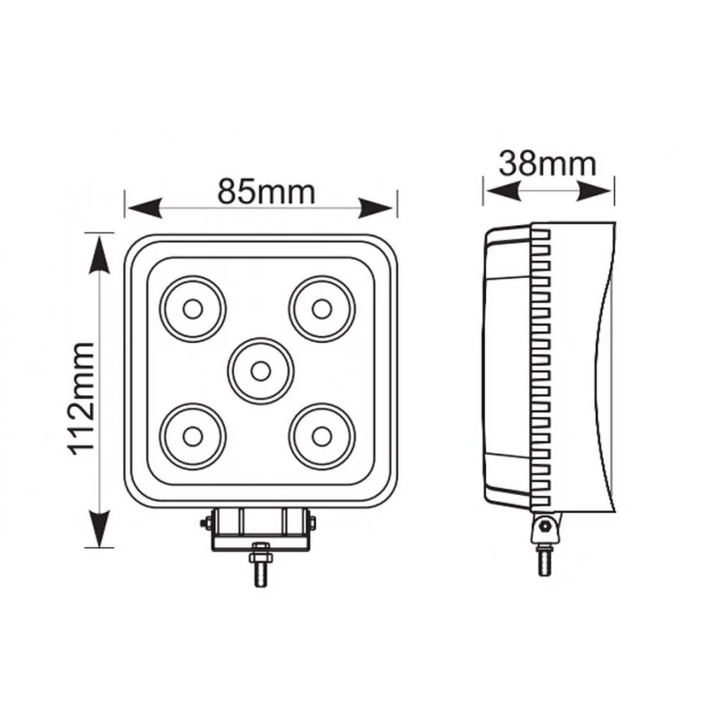 Mini-LED-Arbeitsleuchte (3 Zoll) / 15 W