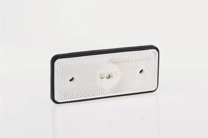 Schlanke rechteckige LED-Positionsleuchte mit Reflektor