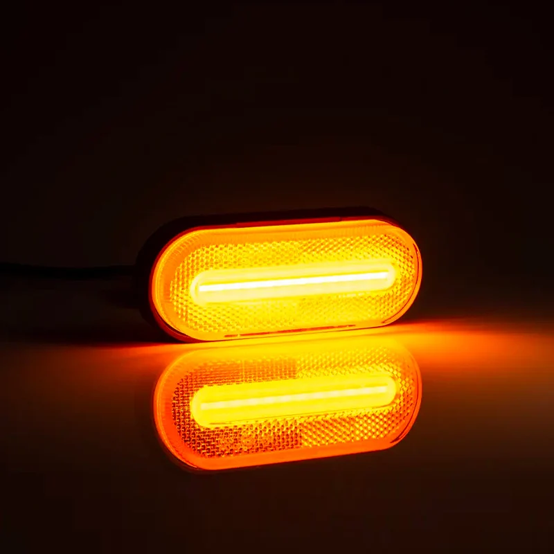 Fristom Bernsteinfarbene LED-Seitenmarkierungsleuchte mit Blinker
