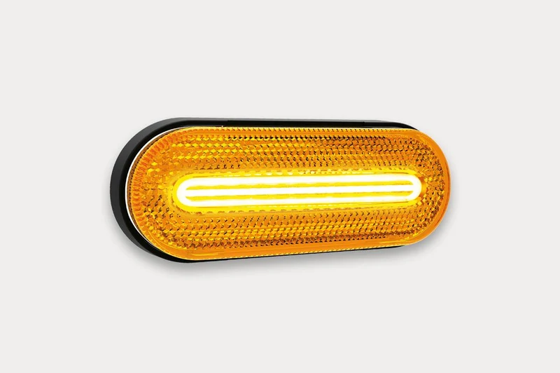 Fristom Bernsteinfarbene Seitenmarkierungsleuchte mit LED-Streifen