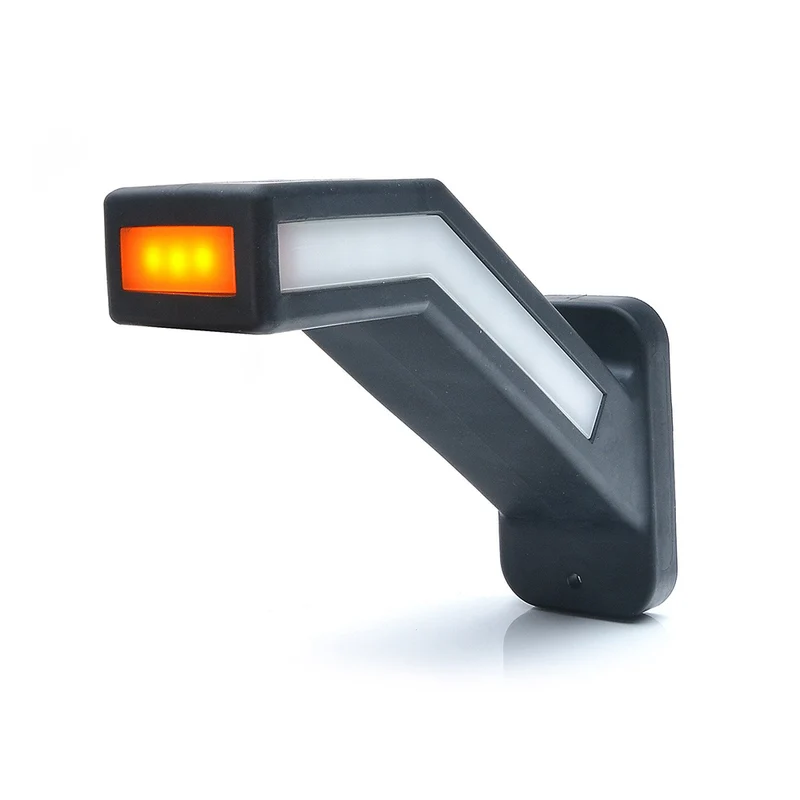 LED-Markierungsleuchte mit langem Umriss und Neon-Glüheffekt
