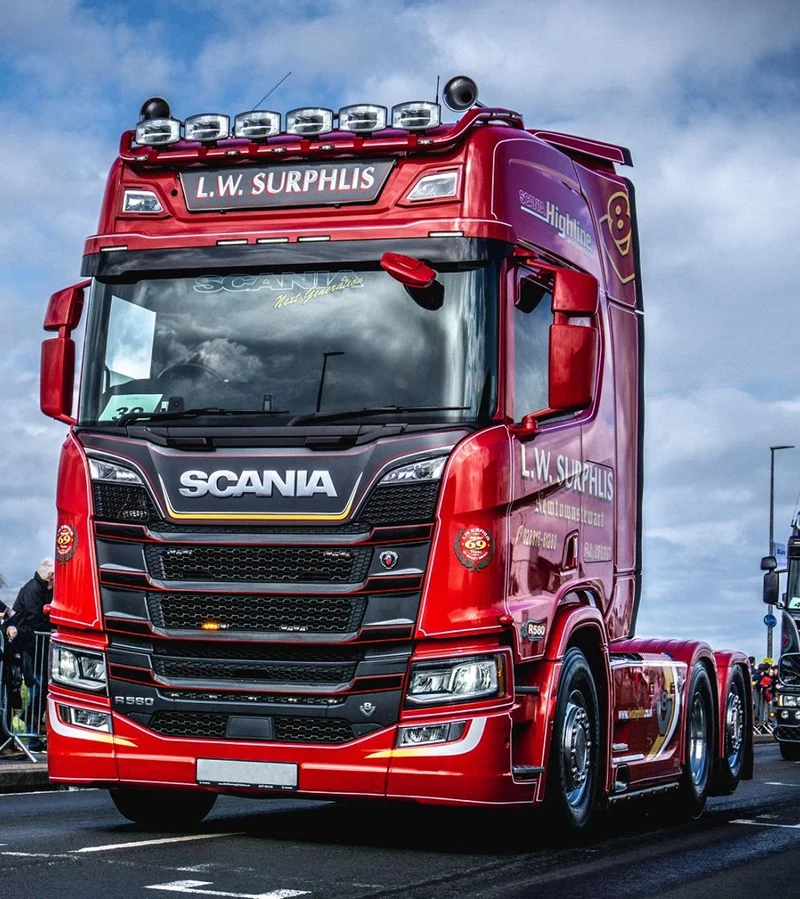 Boreman Voll-LED-Fahrscheinwerfer mit Positionslichtleiste
