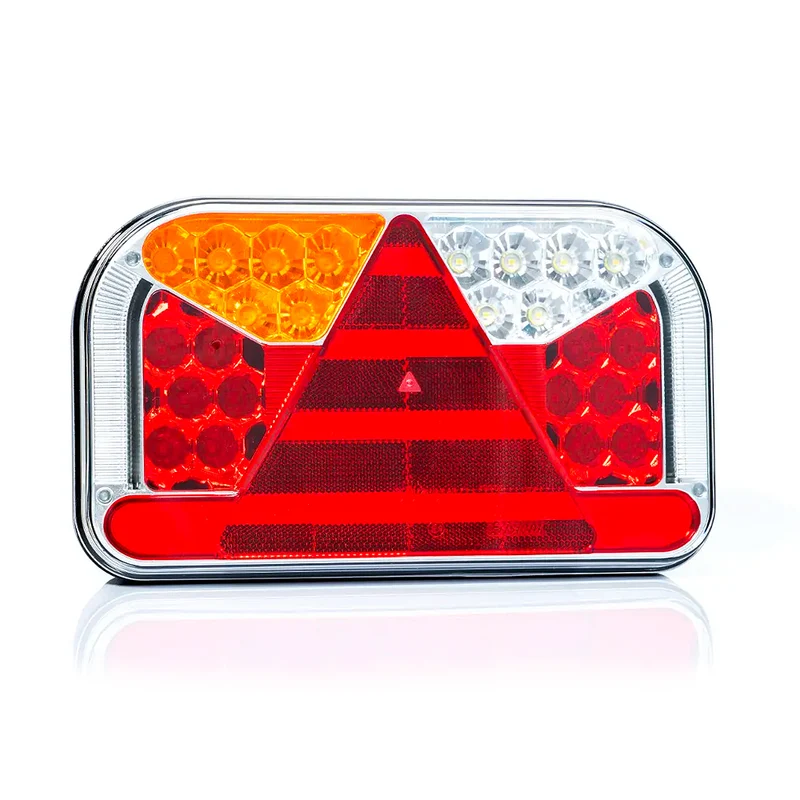 LED-Anhängerlampe mit Bremslicht, Schlusslicht, Blinklicht, Nebelscheinwerfer, Rückfahrlicht und Rückstrahler