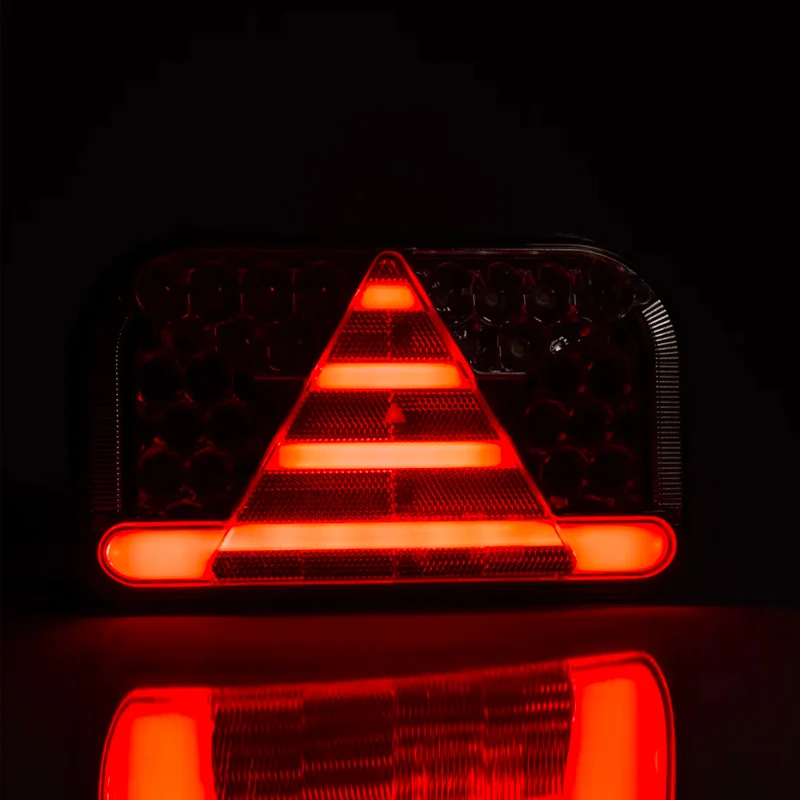 LED-Anhängerlampe mit Bremslicht, Schlusslicht, Blinklicht, Nebelscheinwerfer, Rückfahrlicht und Rückstrahler