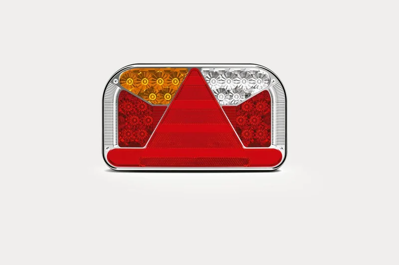 LED-Anhängerlampe mit Bremslicht, Schlusslicht, Blinklicht, Nebelscheinwerfer, Rückfahrlicht und Rückstrahler