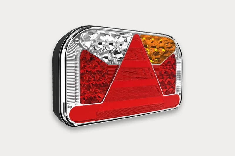 LED-Anhängerlampe mit Bremslicht, Schlusslicht, Blinklicht, Nebelscheinwerfer, Rückfahrlicht und Rückstrahler
