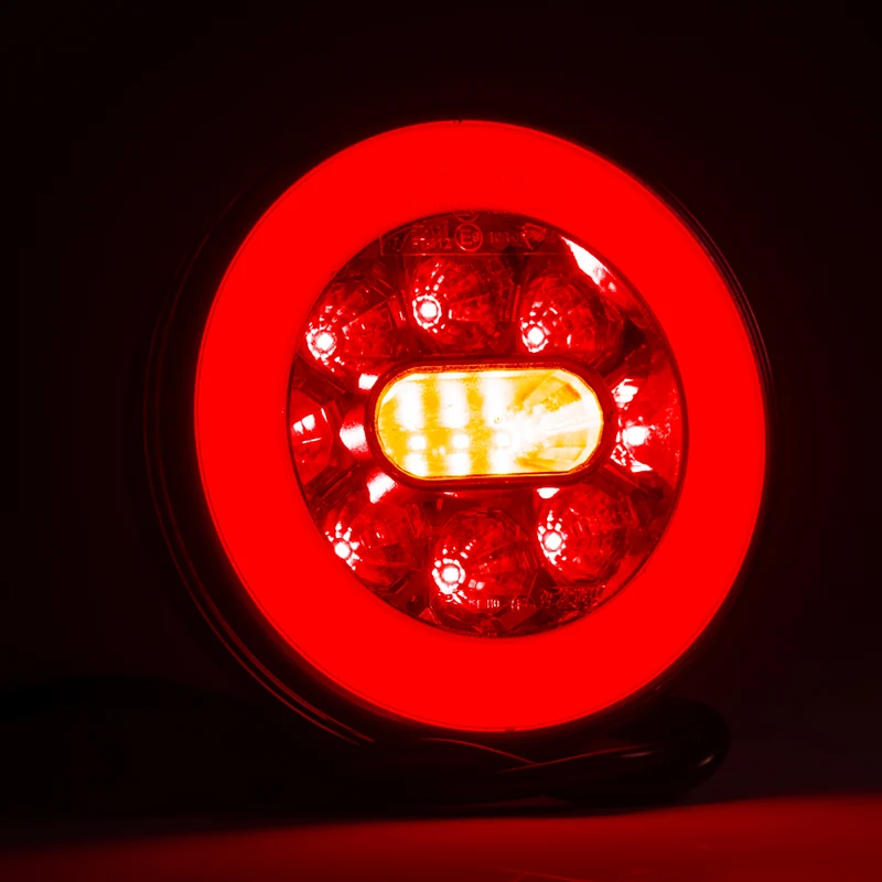 LED Runde Anhängerlampe Neoneffekt / Fristom FT-110