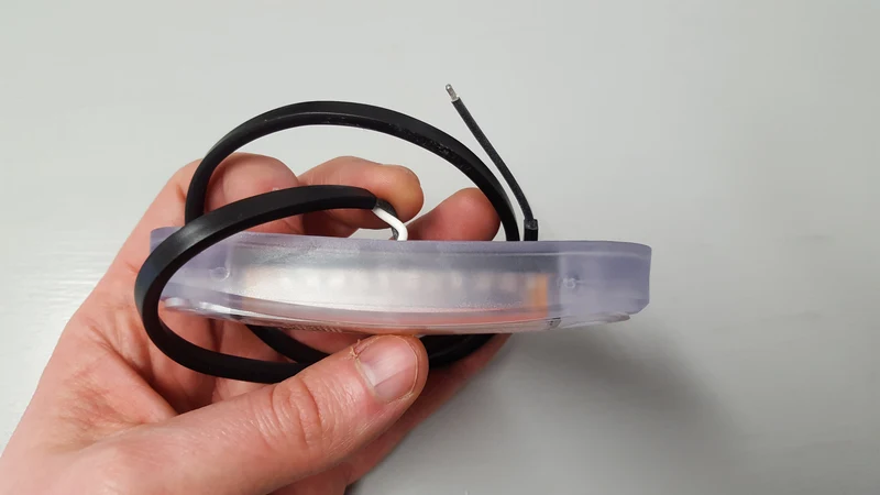 LED-Markierungsleuchte mit Neoneffekt und transparenter Dichtung / Rot