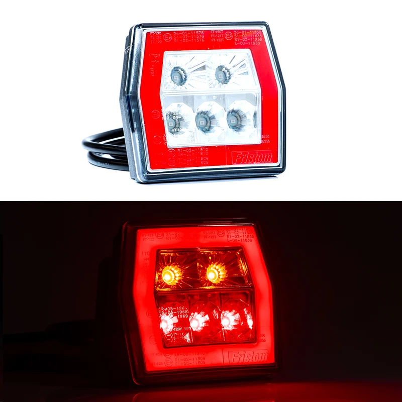 LED-Anhänger-Heckleuchte Neon-Effekt mit Bremslicht und Blinker