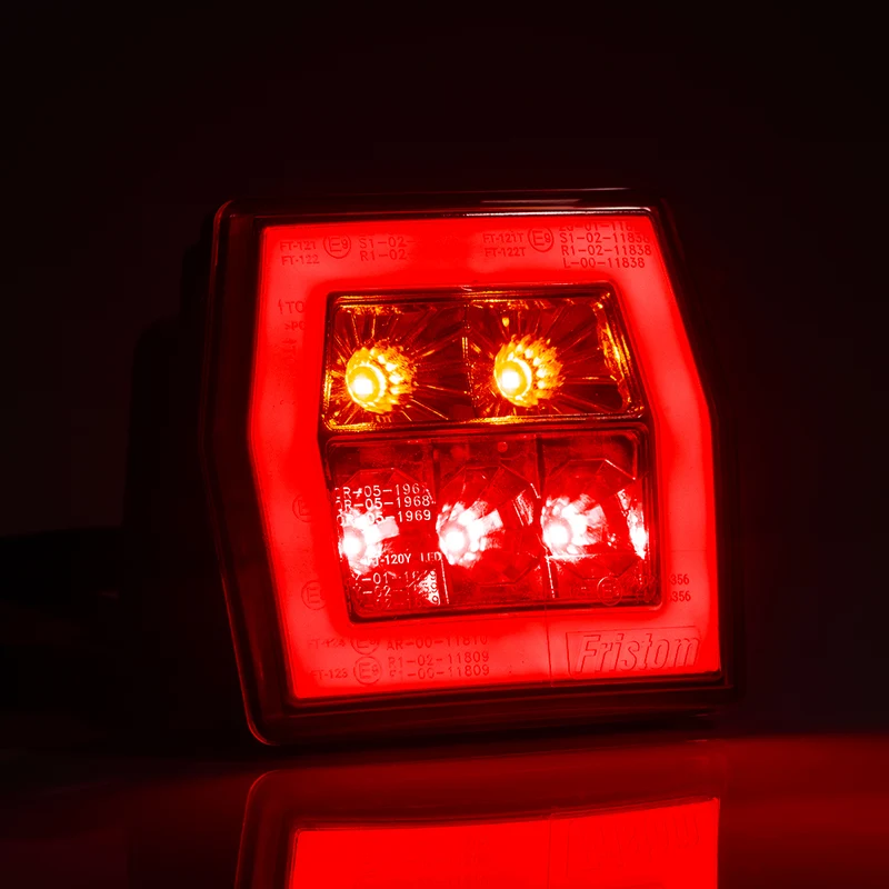 LED-Anhänger-Heckleuchte Neon-Effekt mit Bremslicht und Blinker