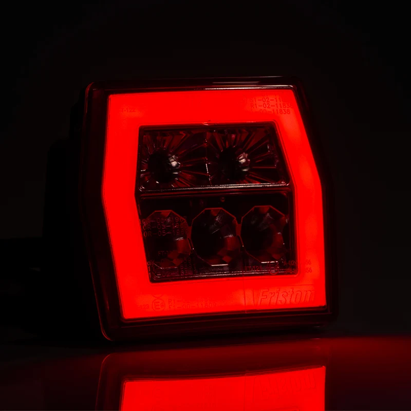 LED-Anhänger-Heckleuchte Neon-Effekt mit Bremslicht und Blinker
