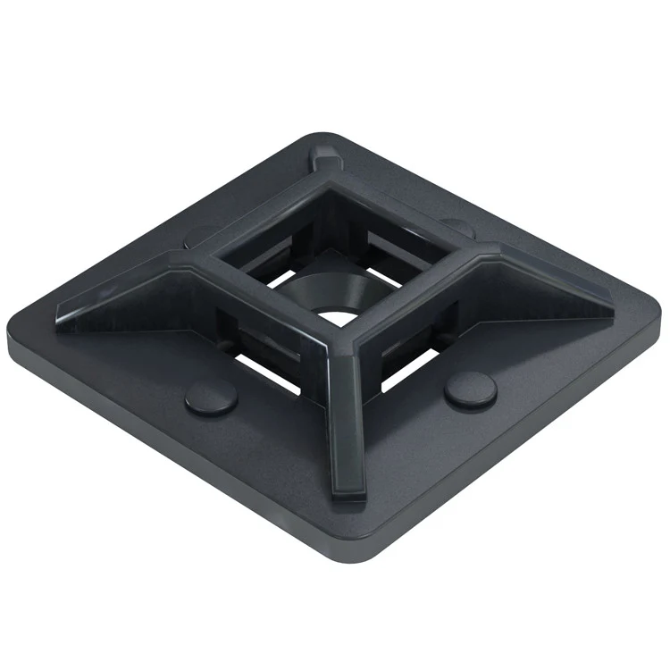 Kabelbinder-Klebebasis - Akzeptiert 4.8-mm-Kabelbinder - Packung mit 100 Stück