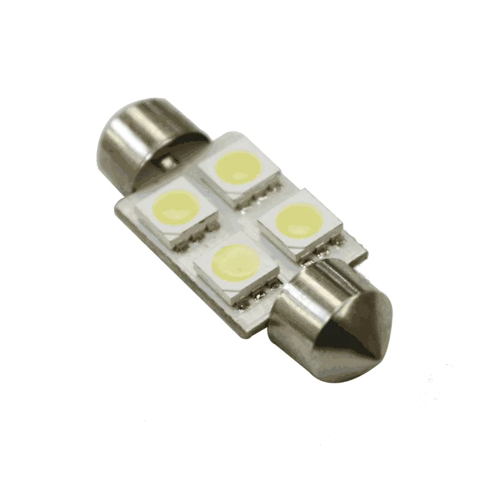 12 V Soffitte 31 mm 4 x LED`s ersetzt 269, 2er-Pack