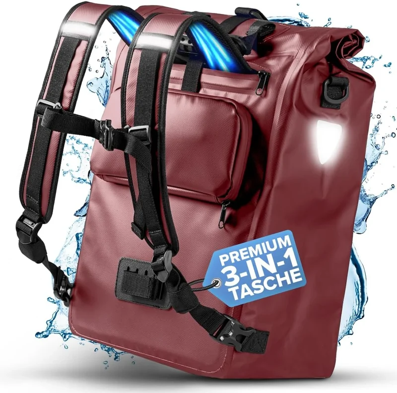 Büchel 3in1 Gepäckträgertasche wasserdicht
