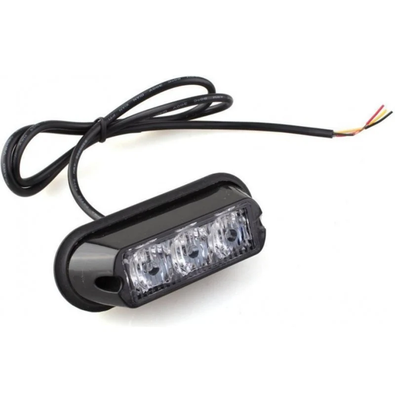 3 gelbe LED-Blitzlichter