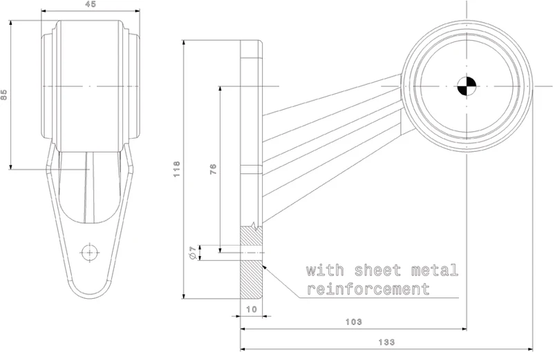 Umrissleuchten LED - 2er-Set -Typ "C"