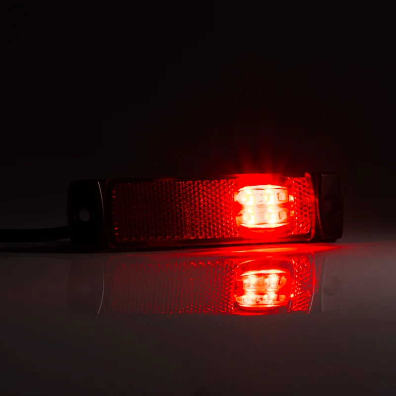 LED-Markierungsleuchte mit Reflektor: Weiß, Rot oder Bernstein