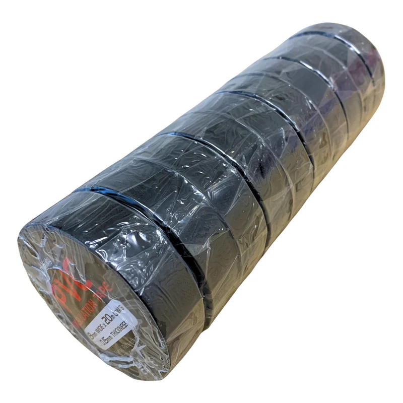 Isolierband – Packung mit 10 Rollen (19 mm x 20 m)