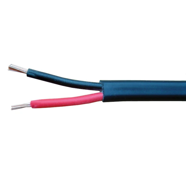 Zweiadriges Autokabel / 2 x 1mm² flaches Dünnwandkabel