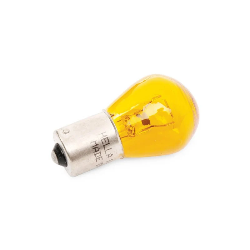 Hella 12 V PY21w versetzte gelbe Glühbirnen / 10er-Pack
