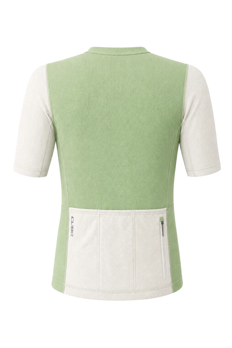 Cube GRAVEL Trikot Full Zip CARGO kurzarm