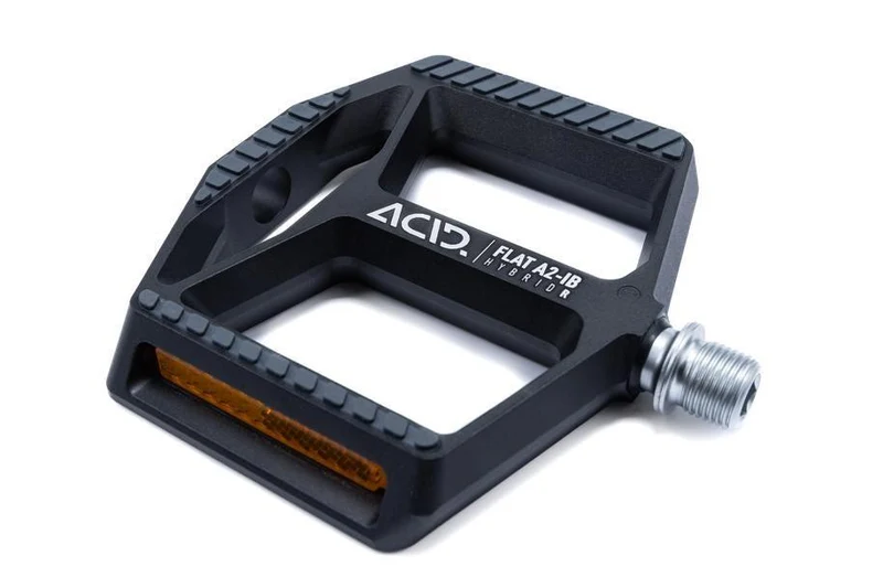 Acid Pedale FLAT A32 RUBBER black