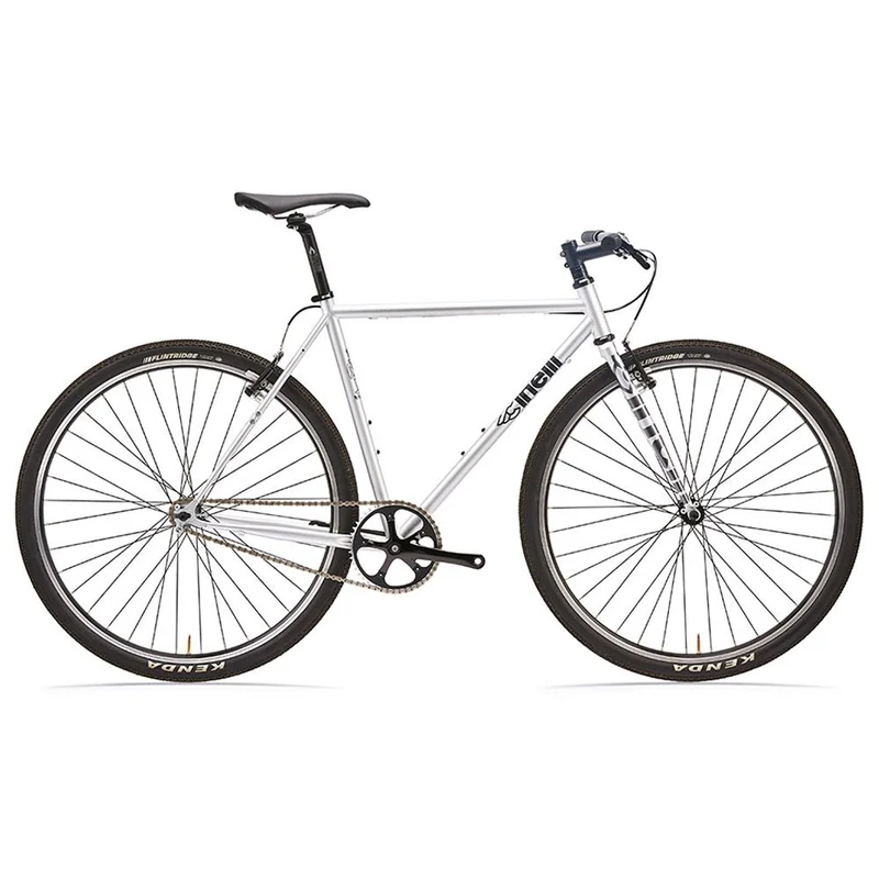 Tutto Plus Silver Flat Bar Bike