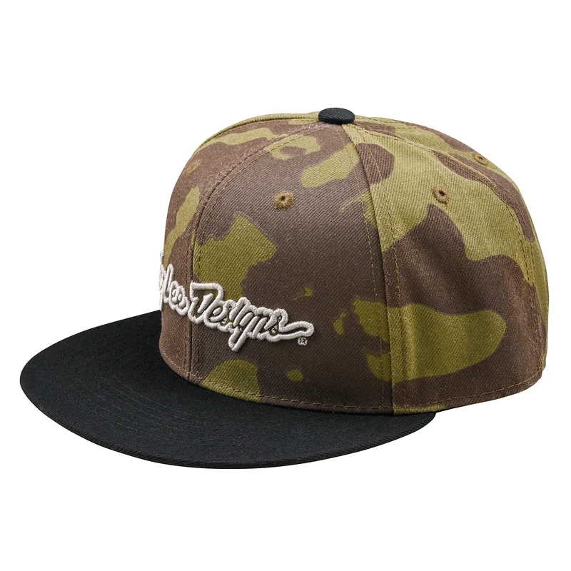 Troy Lee Designs Flat Bill Snapback Cap Signature