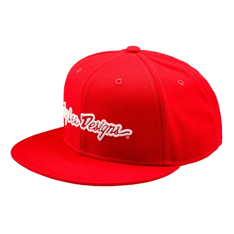 Troy Lee Designs Flat Bill Snapback Cap Signature