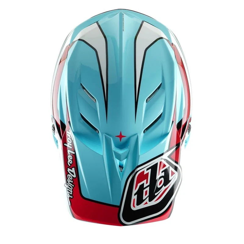 Troy Lee Designs D4 Polyacrylite MIPS Helm Linear