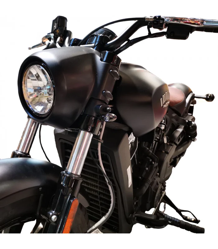 Das vordere Blinkerloch deckt den Indian Scout ab