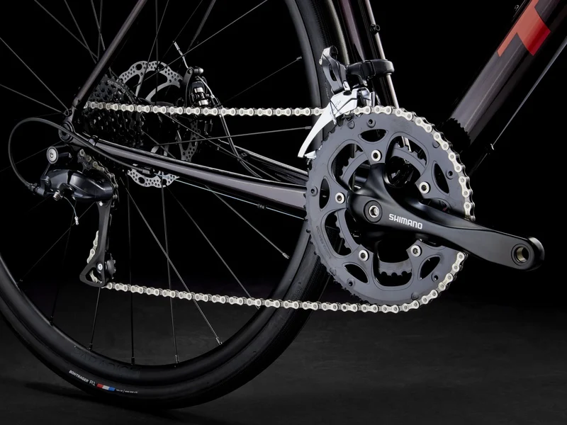 Trek Domane AL 2 Crimson to Dark Carmine Fade