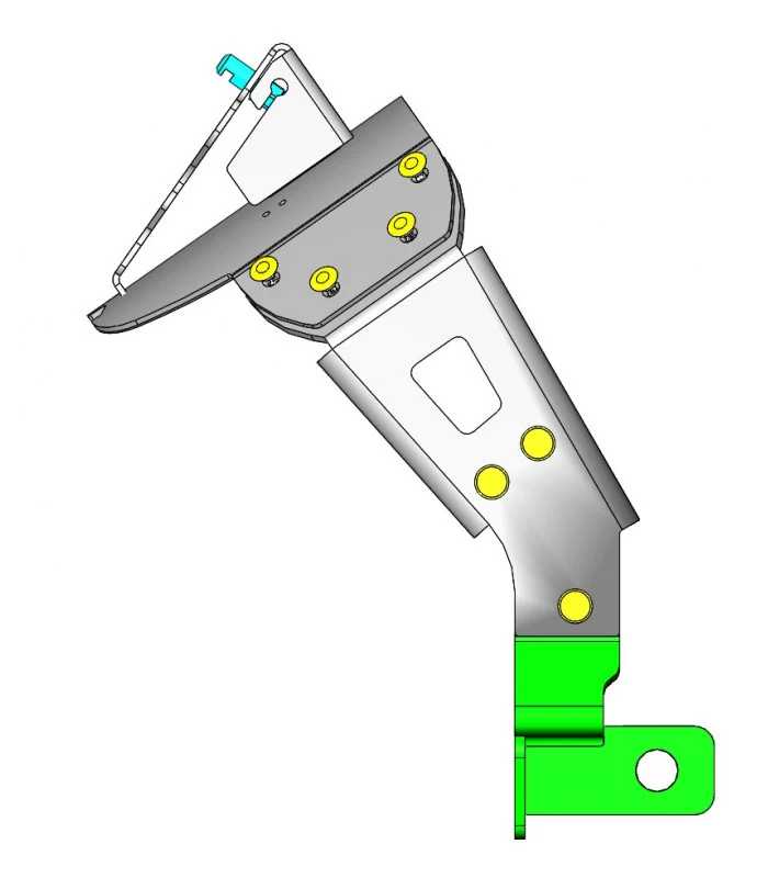 Yamaha Tracer 9 Radspülplattenhalterung
