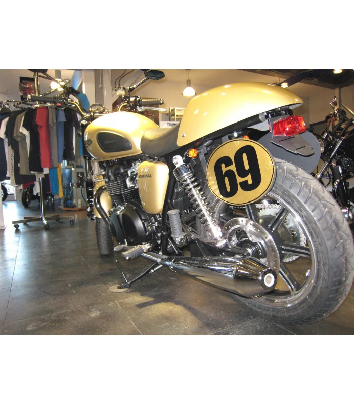 Seitliche Nummernschilder Triumph Bonneville 865