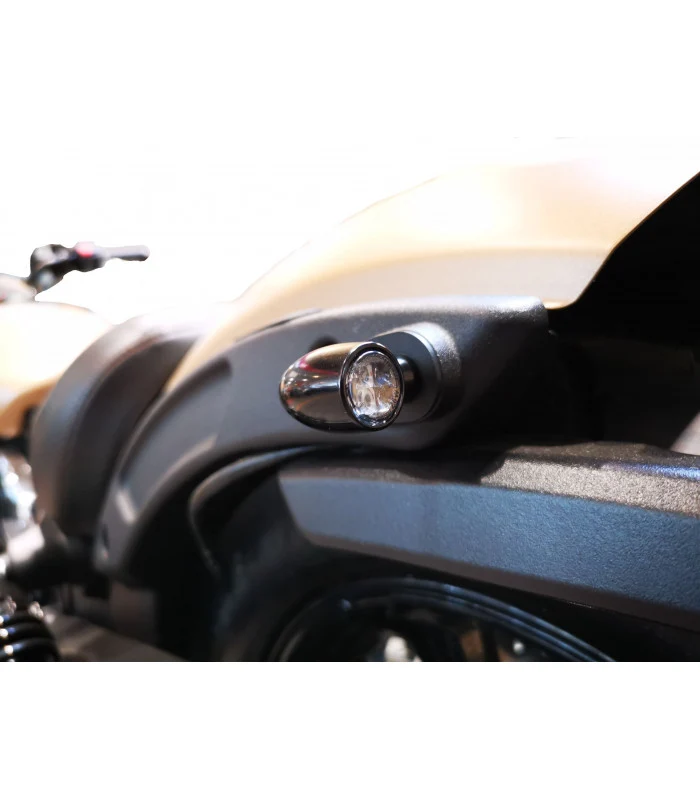 Abdeckungen für die hinteren Blinkeranschlüsse von Indian Scout Bobber