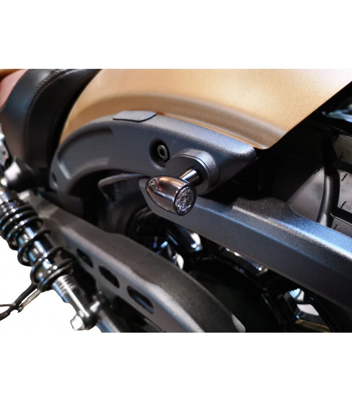Abdeckungen für die hinteren Blinkeranschlüsse von Indian Scout Bobber