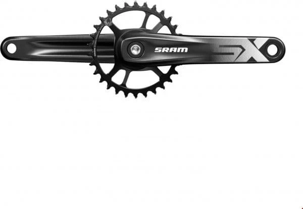 SRAM Kurbelgarnitur SX Eagle 170mm, 32T DM, schwarz ohne Powerspline Innenlager, Boost