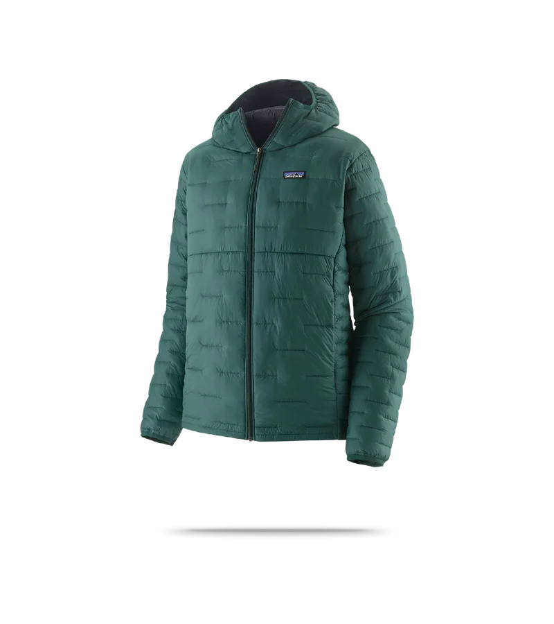 Men's Micro Puff Zip-Up Puffer Jacket With Hood