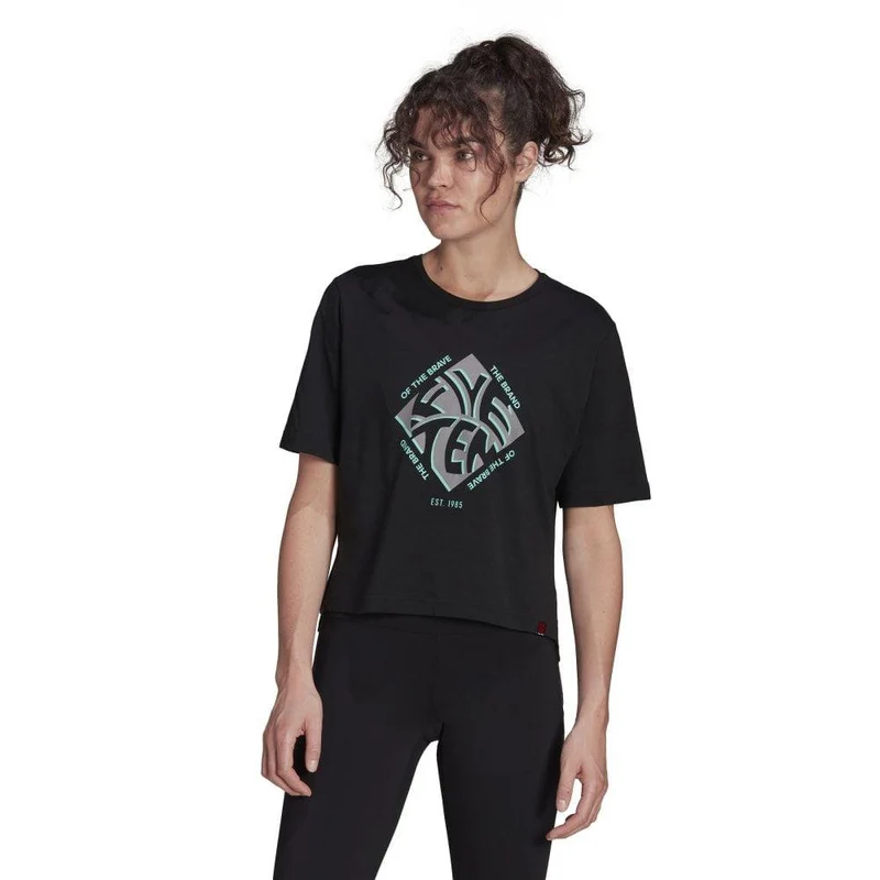 FiveTen Cropped Graphic T-Shirt